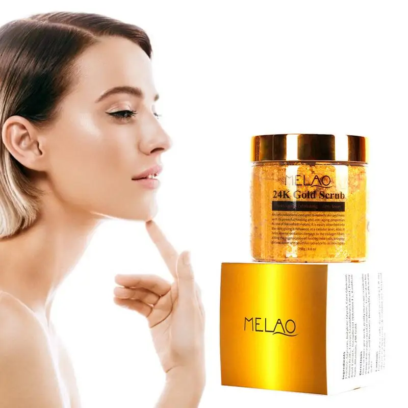

Exfoliation Scrub 24K Gold Scrub Skin Moisturizer Pore Cleanser And Body Exfoliator Natural Skin Care 24k Scrub For Men And