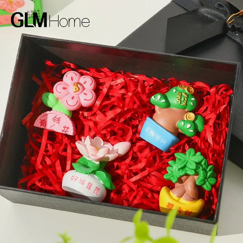 Qingsong Wealth Plant маленькие украшения офисная рабочая станция настольный инструмент