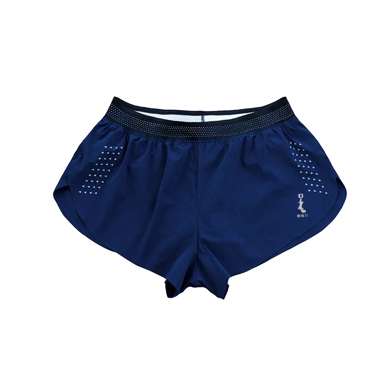 Zero resistance marathon three-point running shorts men's and women's track and field training quick-drying