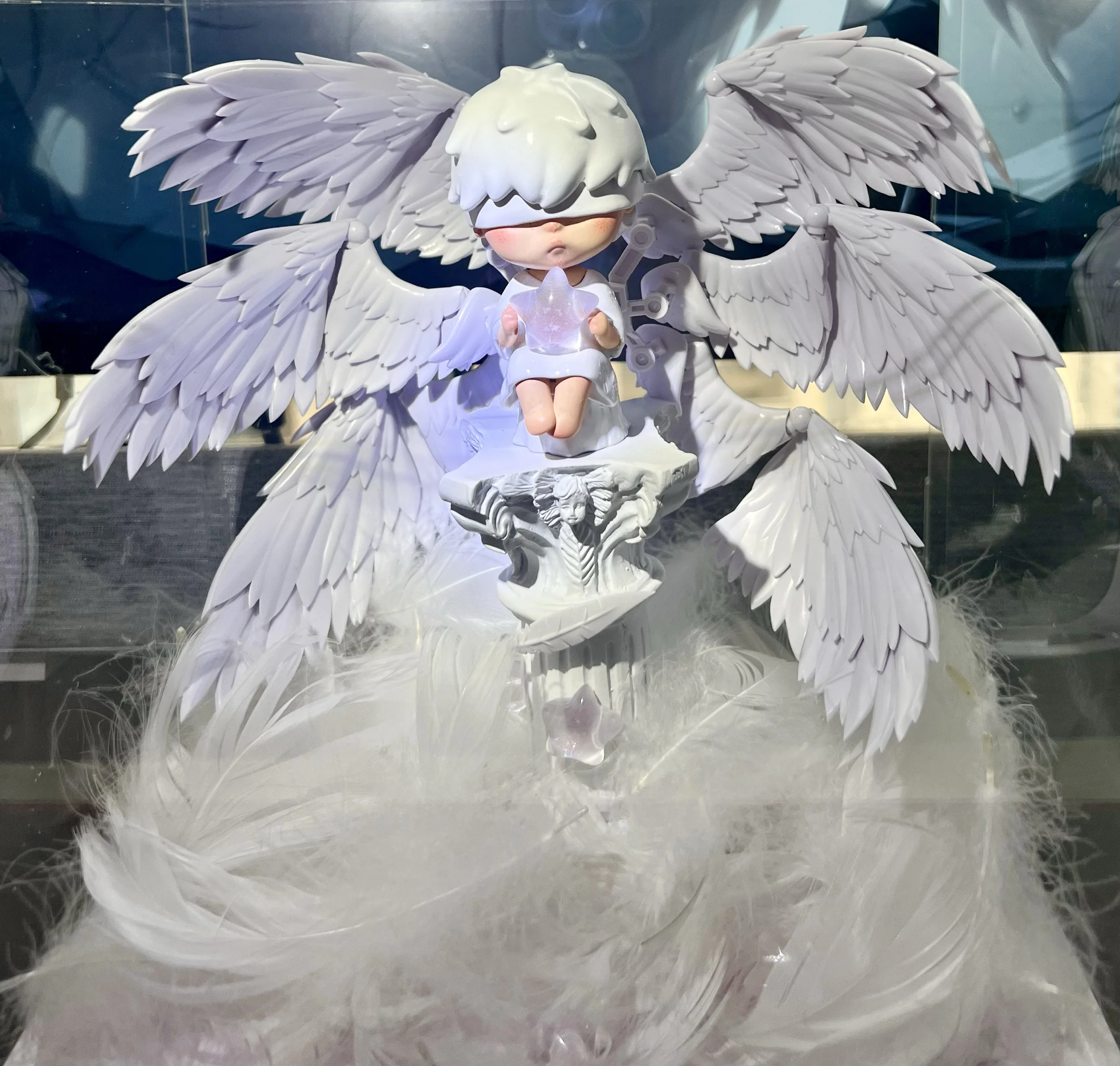 В наличии игрушечные фигурки ручной работы сделай сам Hirino Dimoo Angel Diy орнамент