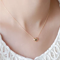 delysia king fashion necklace women s chain bone chain gold plated ornament love decorative necklace necklace