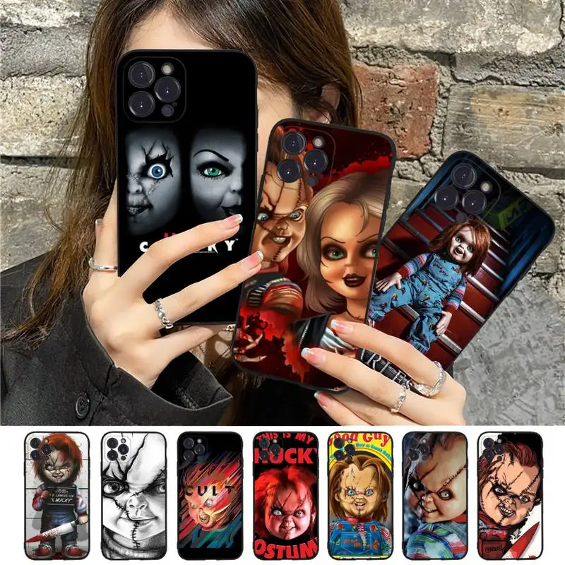 

Charles Lee Ray Chucky Doll Phone Case For iPhone 8 7 6 6S Plus X SE 2020 XR XS 14 11 12 13 Mini Pro Max Mobile Case