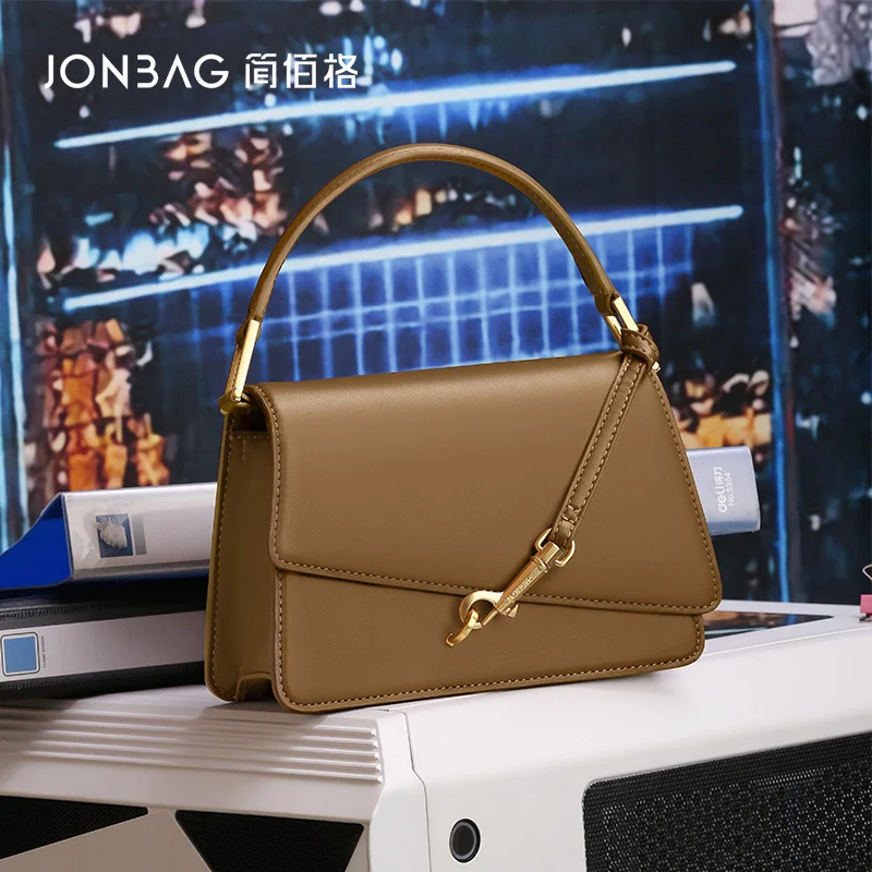 Autumn Zipline Handbag Exquisite Commuter Shoulder Messenger Women's Bag