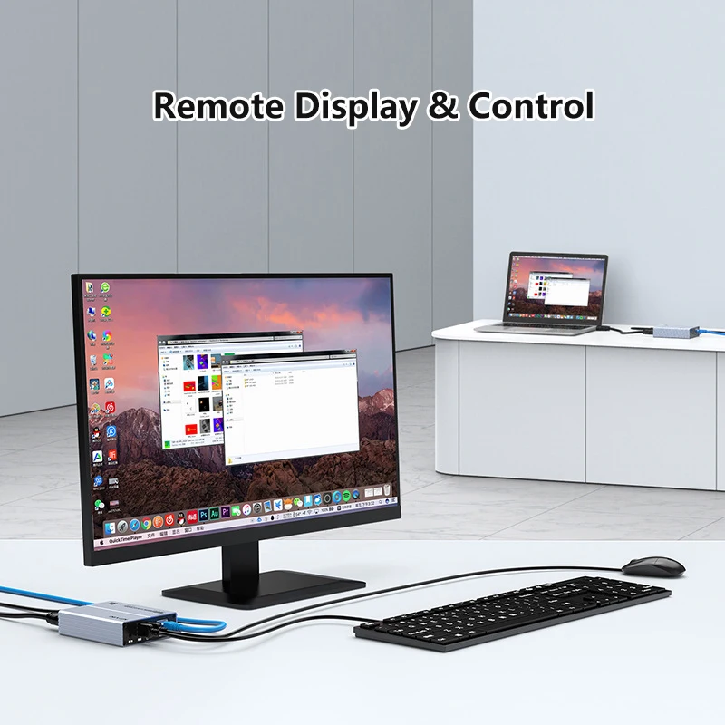 MT-VIKI 200 м HDMI KVM-удлинитель 1080P Удлините и USB через одинарный Cat6 UTP 650 футов MT-EHK200