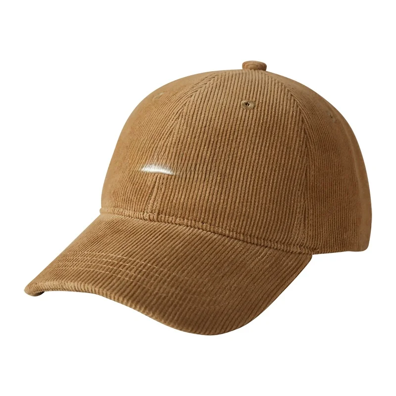 Вельветовая шапка Зимняя теплая мягкая верхняя кепка Сделайте свое лицо меньше