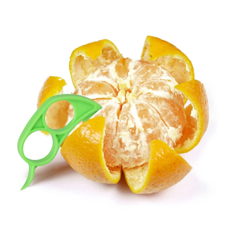 

10Pcs Cute Mice Plastic Orange Peeler Convenient Fruit Peel Tools Hand Lemon Skin Remover Citrus Cutter Cooking Kitchen Gadgets