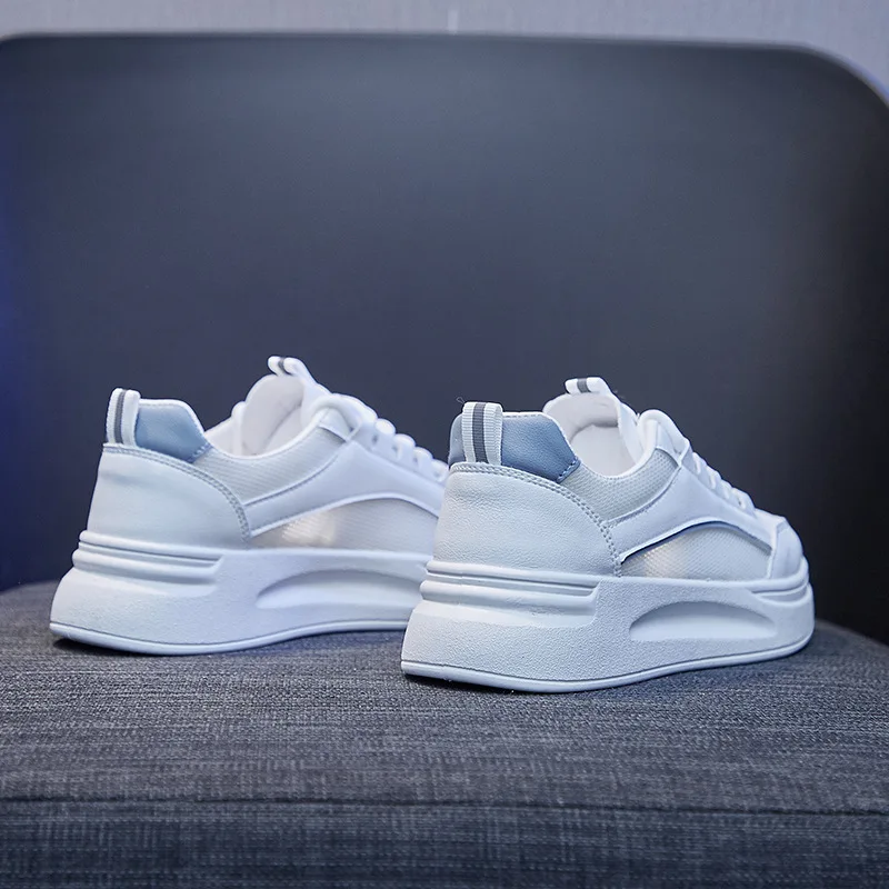 

Женские кроссовки на плоской подошве, повседневные однотонные дышащие кроссовки на платформе, весна-осень 2023