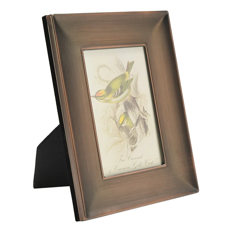 

Современная металлическая фоторамка 6/7/8 дюймов с гальваническим покрытием, украшения для гостиной