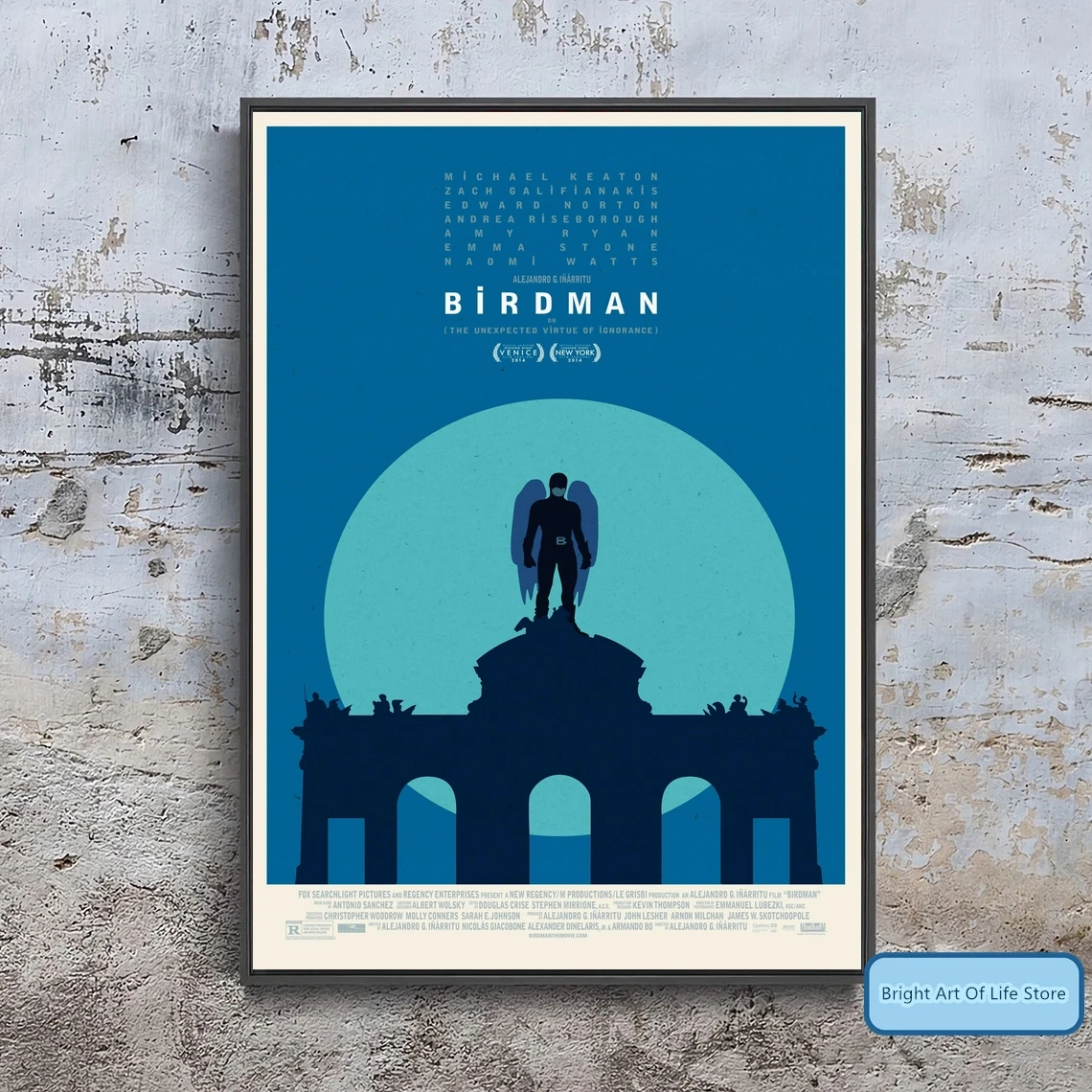 Birdman или (неопределенный добродетель Игнорана) постер фильма украшение дома