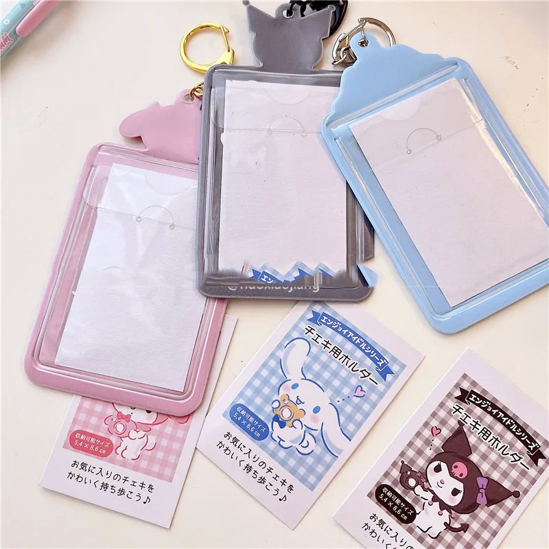 

Брелок Sanrio Kawaii Cinnamoroll My Melody Hello Kitty Id Card сумка для карт метро аксессуары подарок для девушки