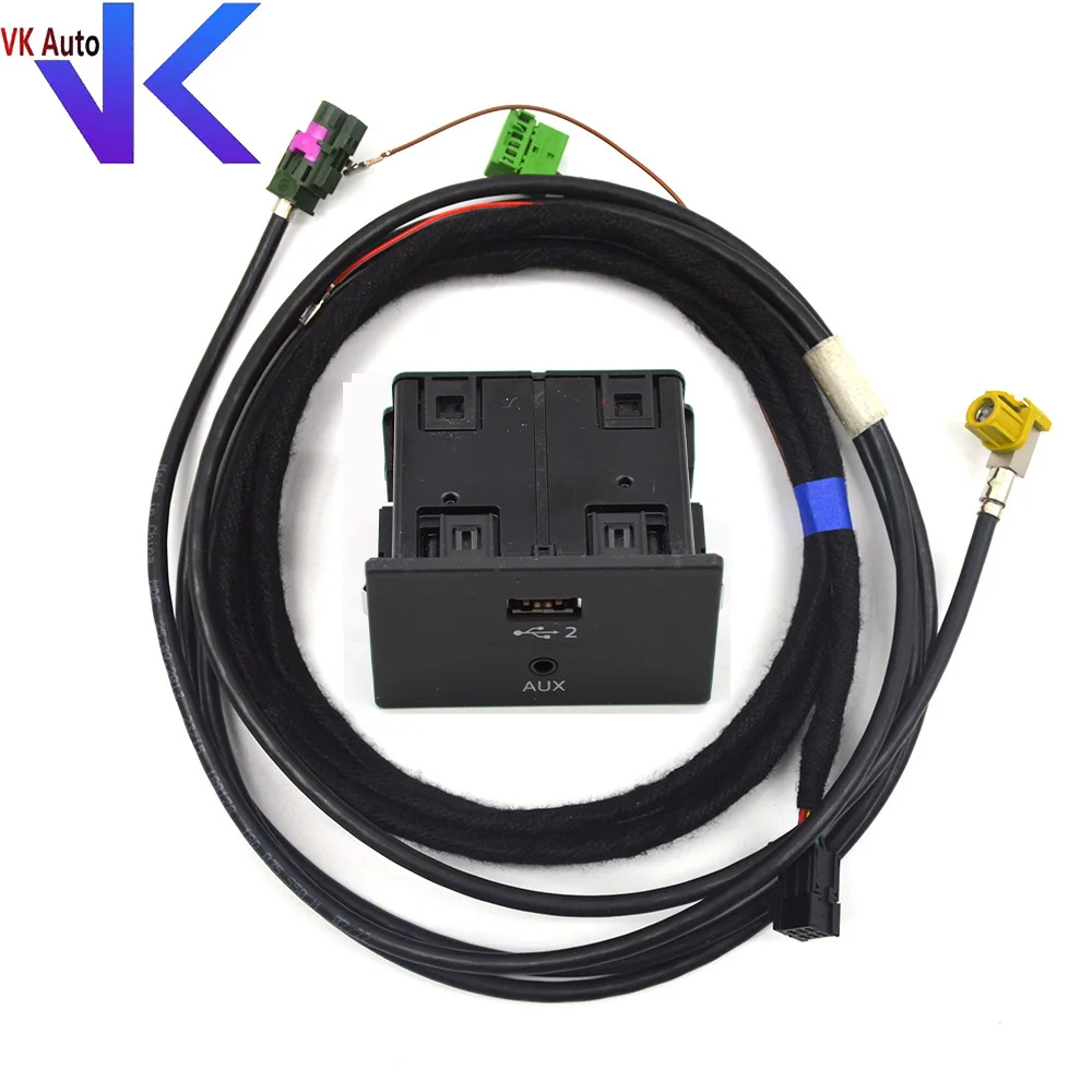 Для Audi Q2 A3 S3 RS3 модифицированный интерфейс Carplay маленький большой разъем USB-кабель