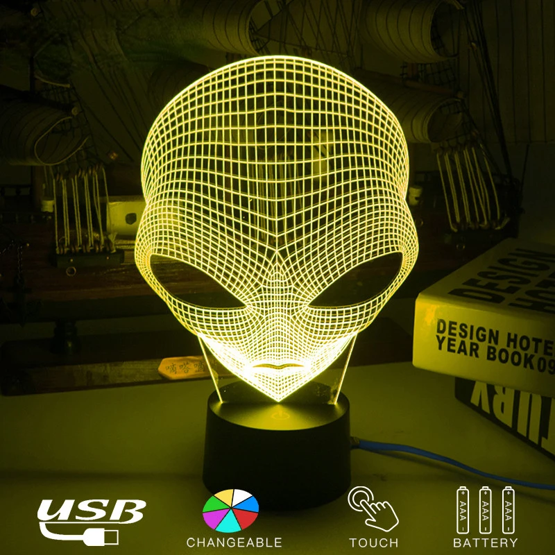 

LED Night Light Camera 3D Lamp Kids Bedroom Nightlight 7 Colors Touch Table Lamp Bedside Decor Lighting Child Xmas Gift