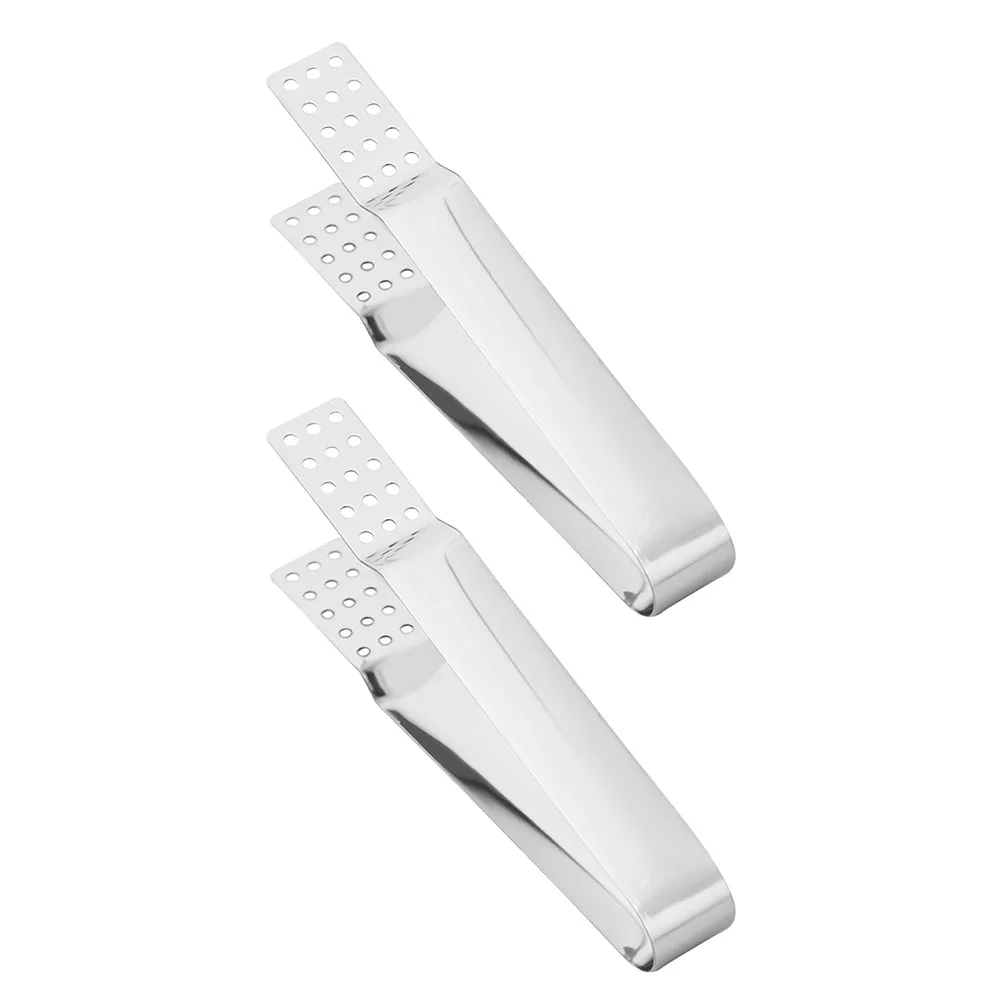 

1 pc Tea Tong Heat Resistant Stainless Steel Small Multifunction Clip Teabag Squeezer for Tea House