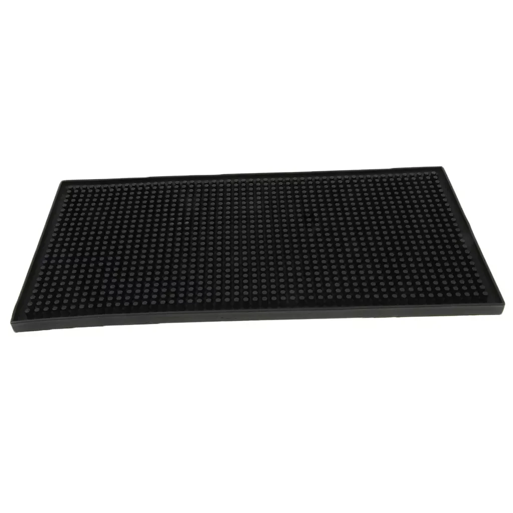 

2022New Bar Runner Rubber Strip Spill Mat Black for Home Cocktail Party Pub Club Bar Beer Drinks, 30x15x1cm