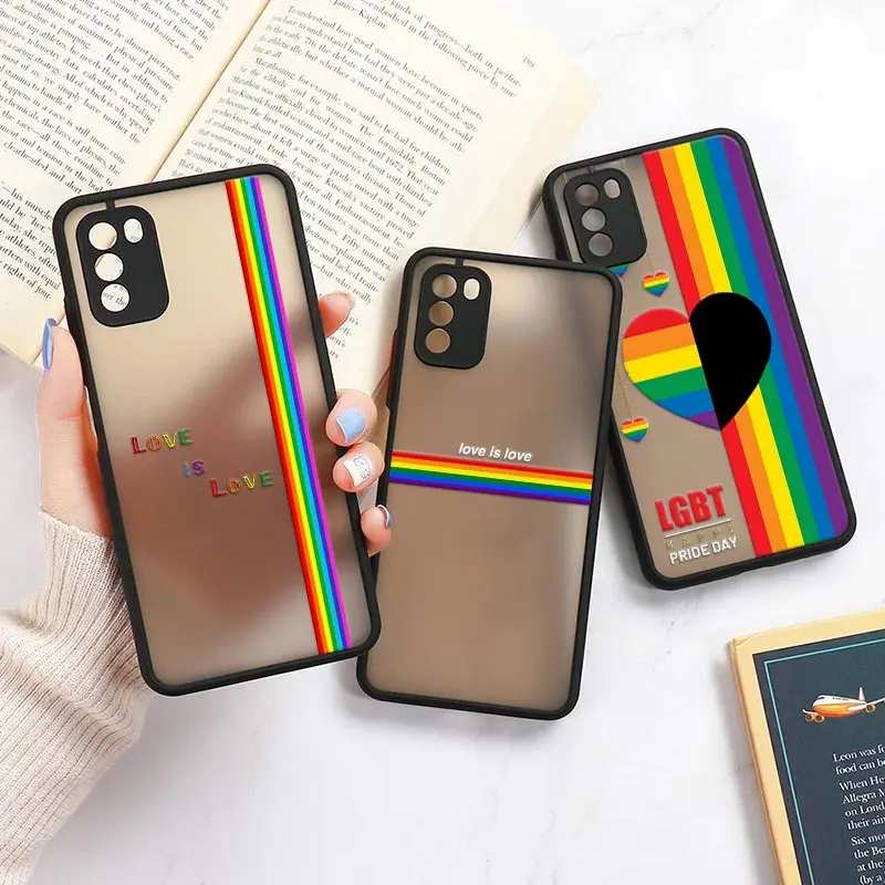 

Lesbians LGBT Rainbow Pride Flag Phone Case For Xiaomi Mi 11 Lite 5G NE 12 12T Pro 11T 9 10 Cover POCO X3 NFC F3 M3 X4 Pro Funda