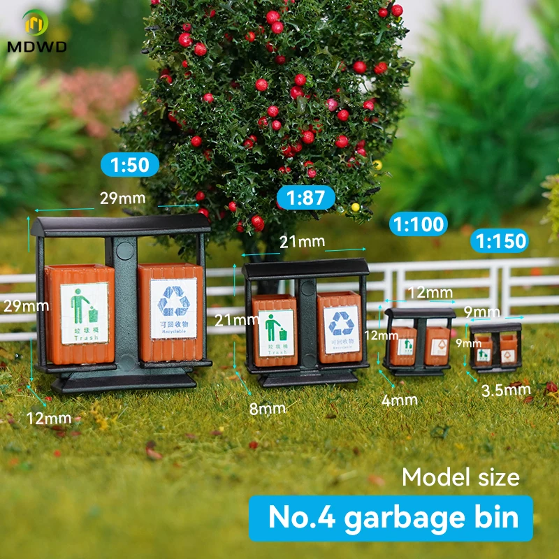 5 шт./компл. кукольный домик миниатюрный мини мусорный бак мусорное ведро игрушка
