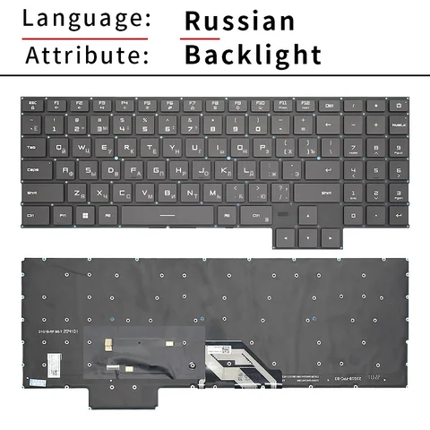 Клавиатура для ноутбука, США, русская клавиатура для Xiaomi Redmi G/Pro 2022, RMG2212, 2213 2214, 2215-AI AJ AD, клавиатура с подсветкой для ноутбука