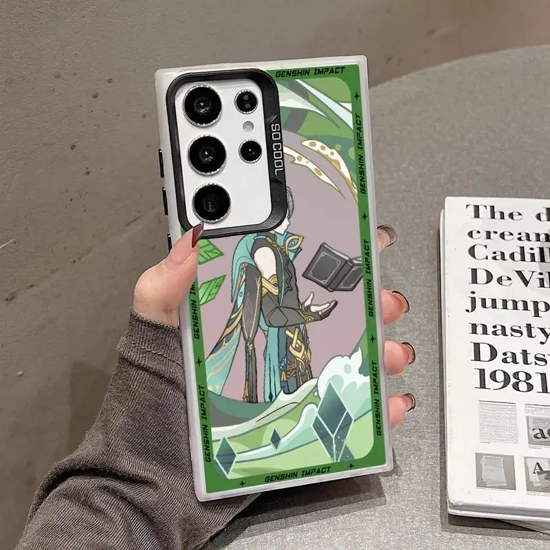 Мультяшные крутые Чехлы alhaiтэм Nilou для телефонов Samsung Galaxy S24 Ultra чехол S22 S20 FE S21 Plus