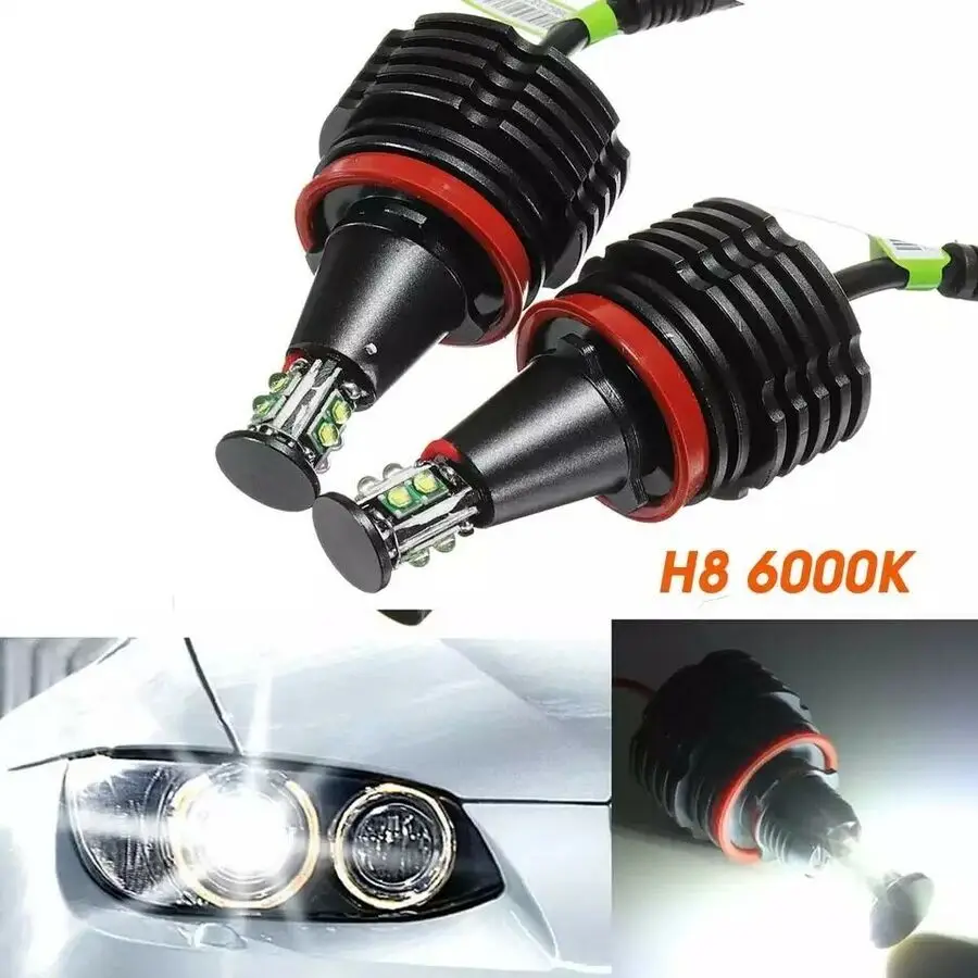 

H8 LED ANGEL EYE NO ERROR BULBS FOR BMW 09-11 3-series E90 E91 LCI