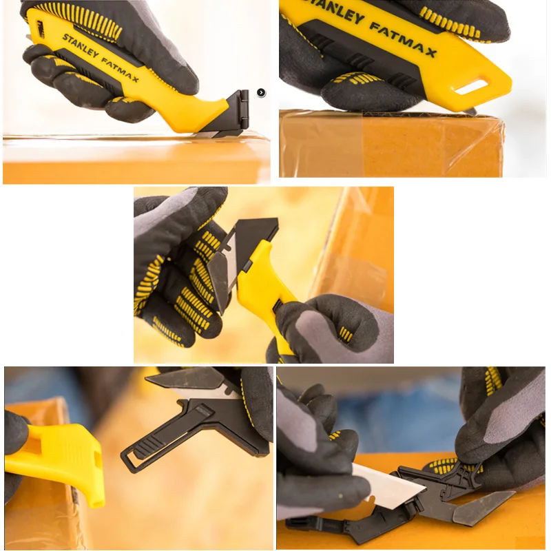 Запасной картонный Безопасный нож Со Скрытым Лезвием Stanley FatMax |