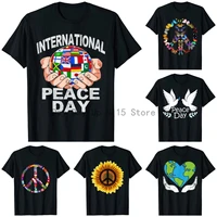 international world peace day national flags united t shirt