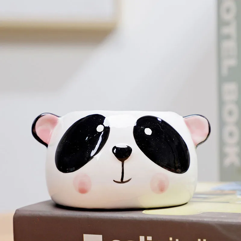 Strongwell искусственный цветочный горшок ручной росписи милая панда животное