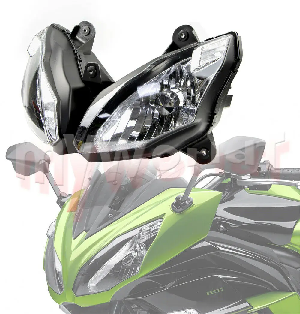 

Передняя фара в сборе для мотоцикла, подходит для Kawasaki NINJA 650 ER-6F ER6F 2012 2013 2014 2015 2016, фары NINJA650