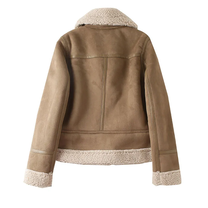 

Элегантная куртка Модные женские куртки Плюс OK1089 пальто интегрированные пальто тонкая женская зимняя меховая бархатная Новая Теплая Повсе...