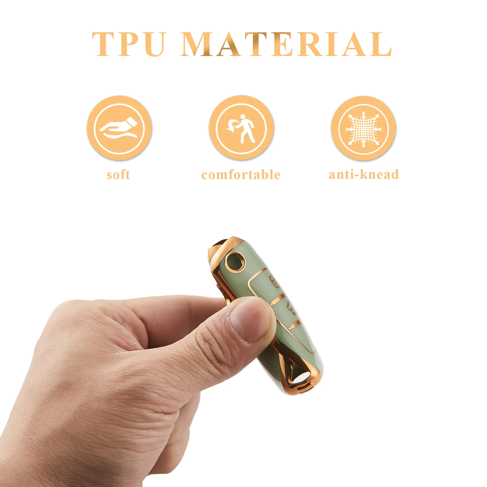 Складной ключ с 3 кнопками из ТПУ чехол для автомобильного ключа Hyundai Sonata Ix35 IX45 IX25