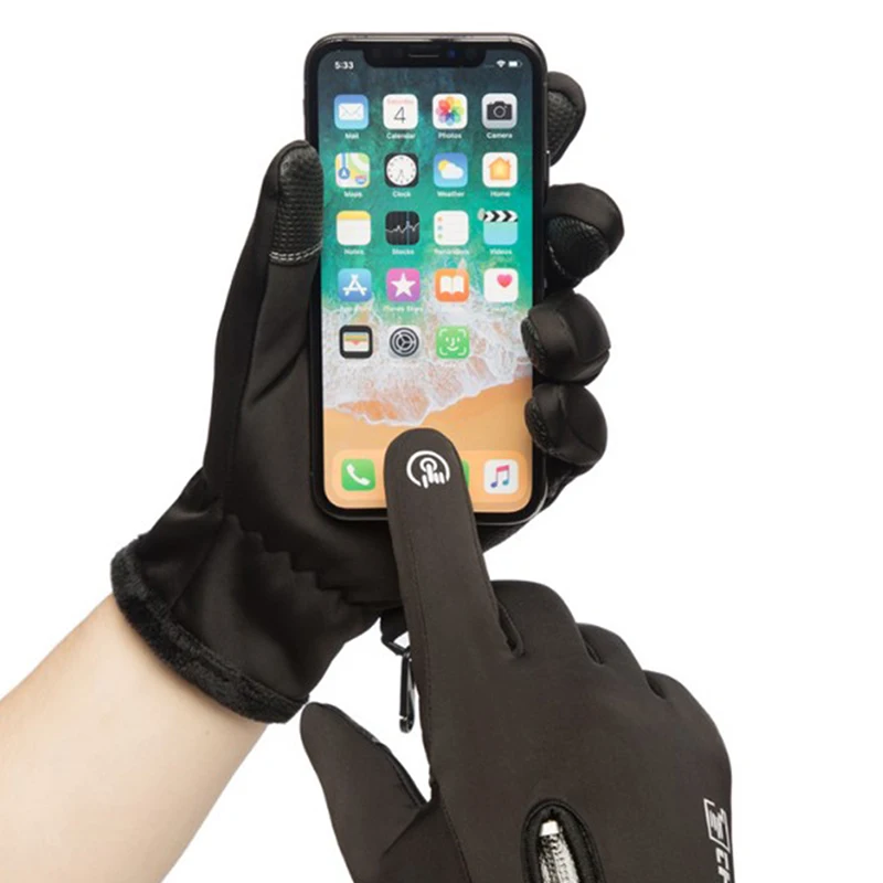 

Mens Winter Gloves Waterproof Thermal Touch Screen Thermal Windproof Warm Gloves Cycling Running Sports Hiking Ski Gloves