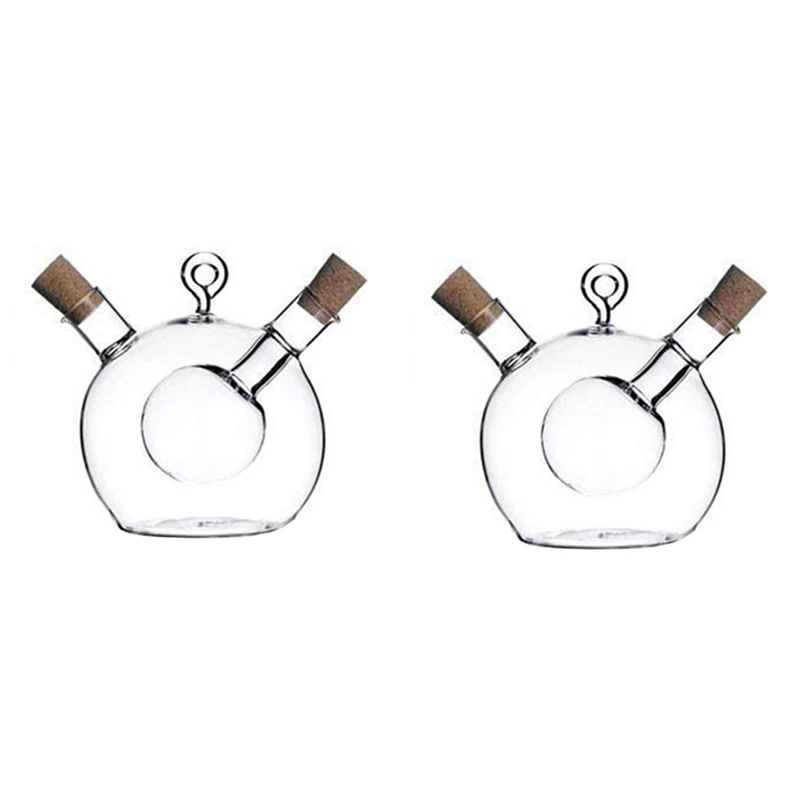 

2 шт., кухонный дозатор оливкового масла и уксуса, с пробкой