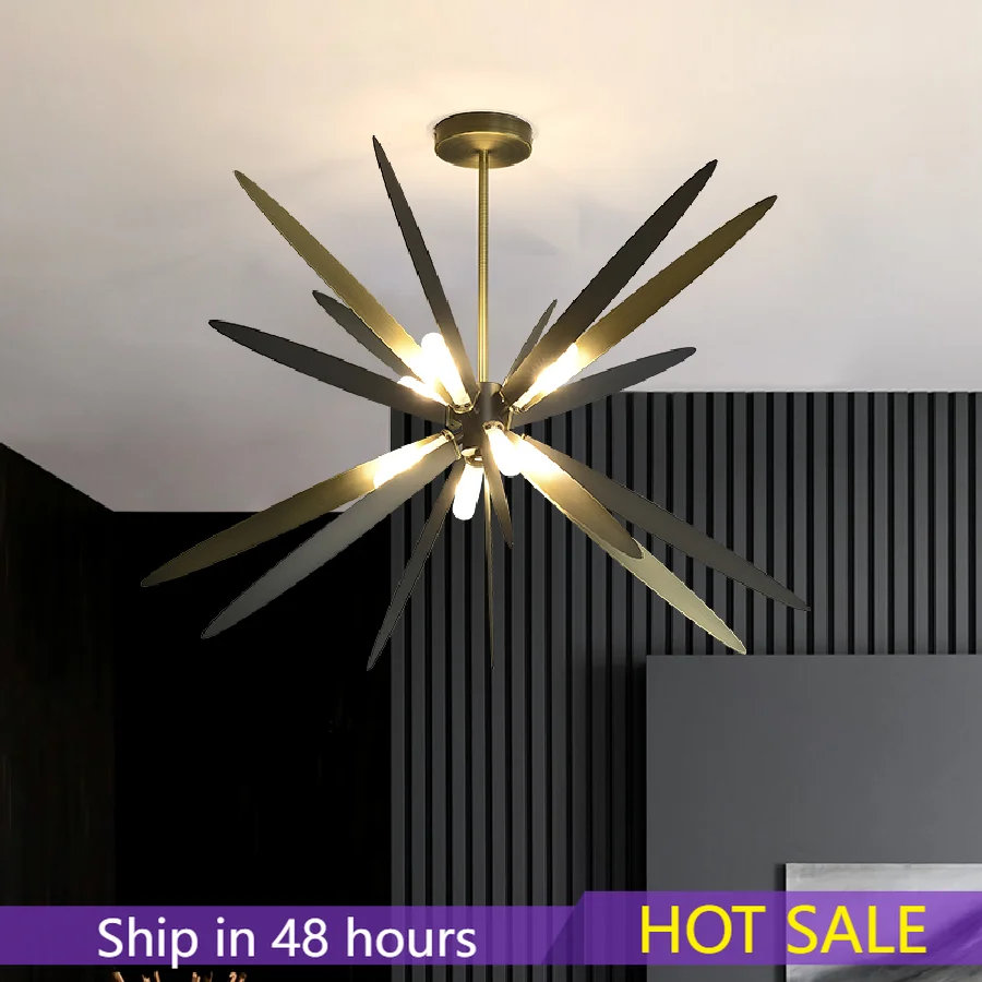 

Postmodern Dragonfly Chandelier LED Art Pendant Lamp Indoor Iron Chandelier Light For Restaurant Living Room Bedroom Kitchen Bar