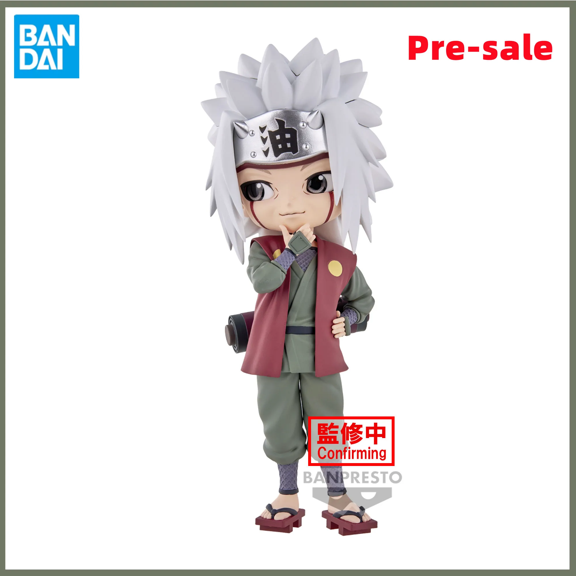 

Original Anime Figure Naruto Qposket Jiraiya Shippuden PVC Action Figure Toys for Children Bandai Banpresto Doll Collector 15cm
