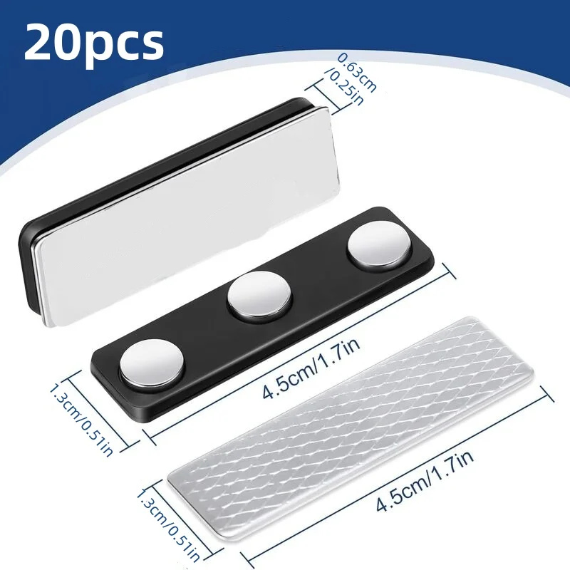 

Дизайнерские магниты с именем (4,5x6,3 см), магниты с именной биркой, сверхпрочные неодимовые магниты для бейджа