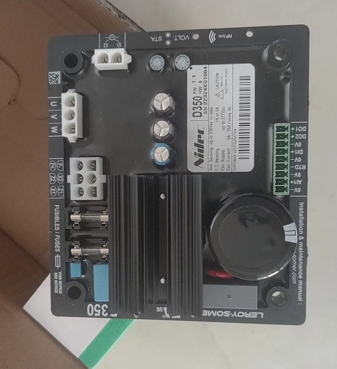 Инструмент диагностики AVR nimy Somer Nidec NF link