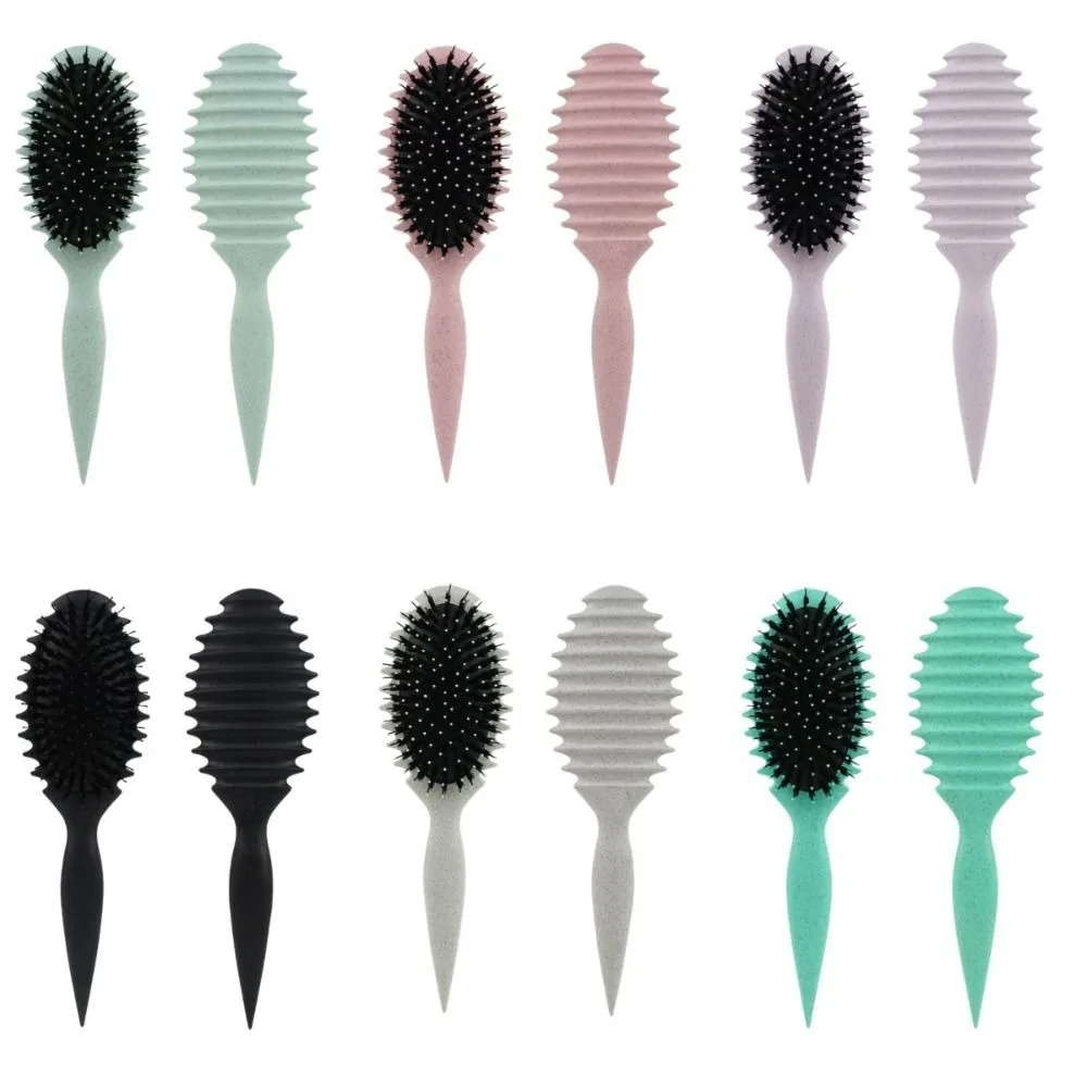 Щетка для завивки из щетины кабана антистатическая щетка определения локонов