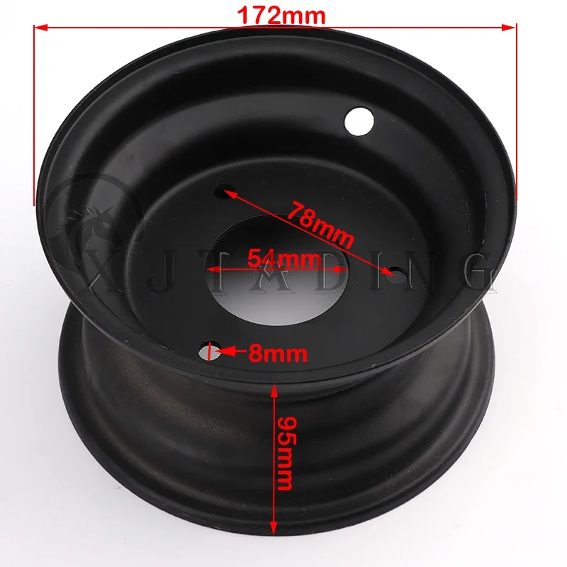 

Железная катушка 6 дюймов, 3 дюйма, для маленьких квадроциклов, карт, багги, бритвы, скутеров, газонокосилок, 13x145/70-6, шины, аксессуары для колес