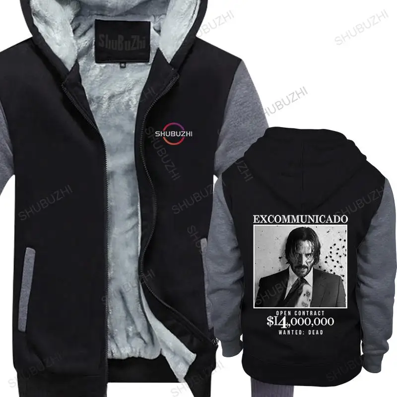 

John Wick - Baba Yaga thick hoodie - Excommunicado Open Contract 14 Million Dollar fleece hoody for Men Hot Sale Super Fashion