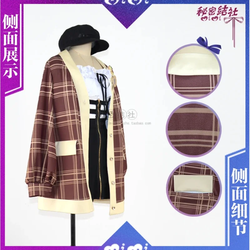 Аниме Hololive VTuber Watson Amelia школьная форма милое свежее платье полный комплект