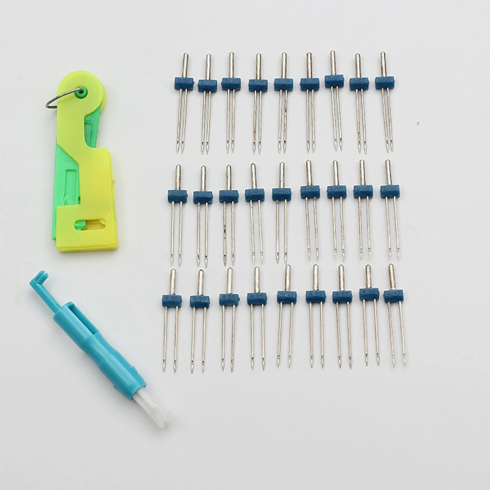 

Иглы для швейных машин, двойные иглы, рукоделие, многофункциональная бытовая швейная машина, 18 шт.