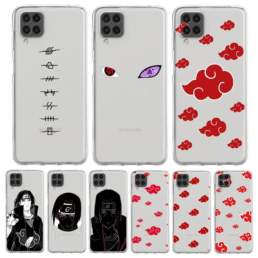 

Akatsuki Anime Naruto Uchiha Clear Phone Case For Samsung Galaxy A51 A71 A21S A12 A11 A31 A41 A52S A32 A01 A03S A13 A22 5G Cover
