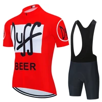 2022 new duff bicycle team short sleeve mtb maillot ropa ciclismo men cycling jersey set summer breathable cycling clothing sets