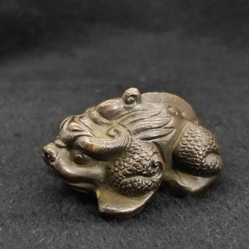 

Китайская античная бронзовая статуэтка богов и животных