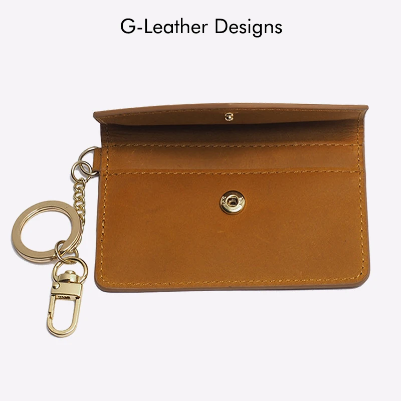 Vintage Style Genuine Leather Small Mini Wallet Crazy Horse Leather Credit Card Holder With Keychain Cow Leather Gift