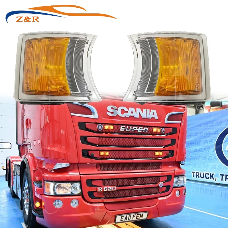 

1 шт., светодиодный ная угловая лампа 24 В для scania R420, R620, R500, P400, P450, R730, G400, G460, угловая Светодиодная лампа для грузовиков 1387155, 1385410, одобрено E