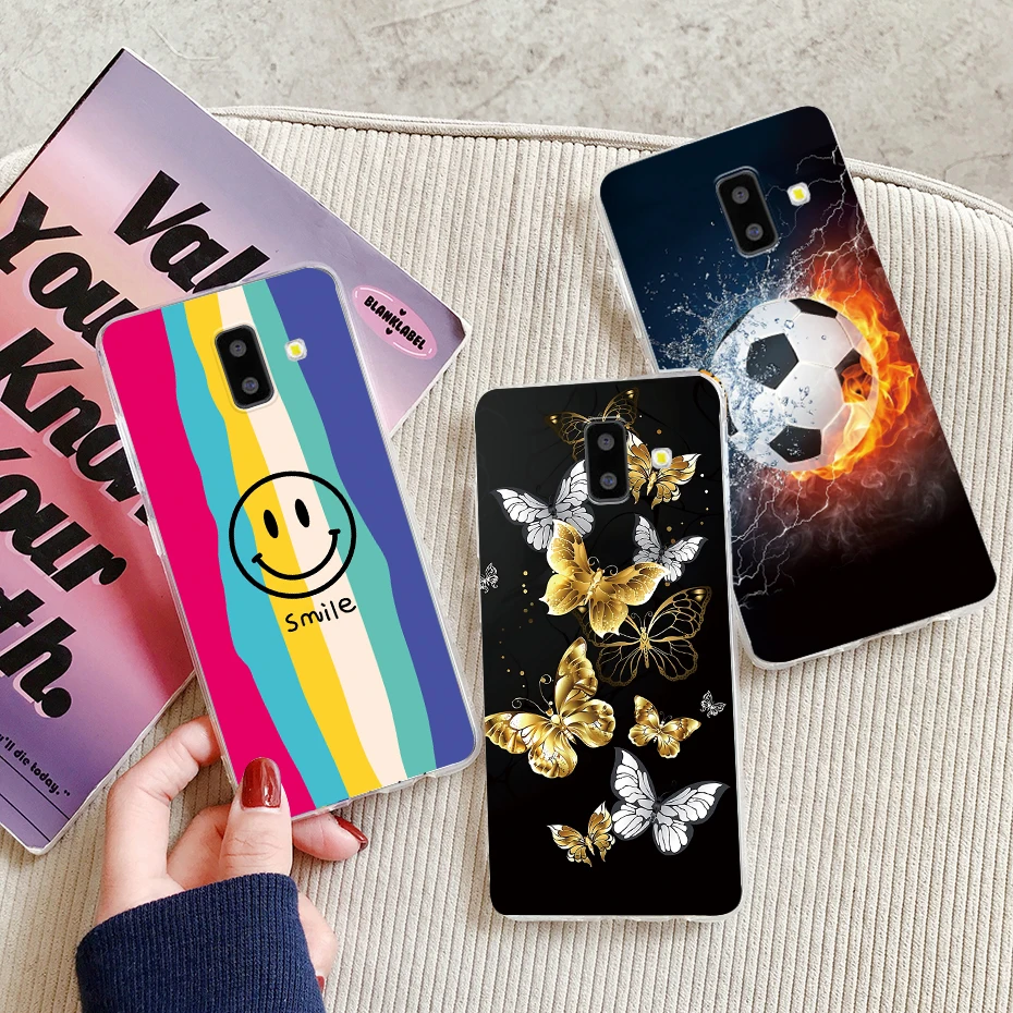 Чехол Ловец снов для Samsung Galaxy J6 2018 чехол J600F мягкий силиконовый Plus + J610F |