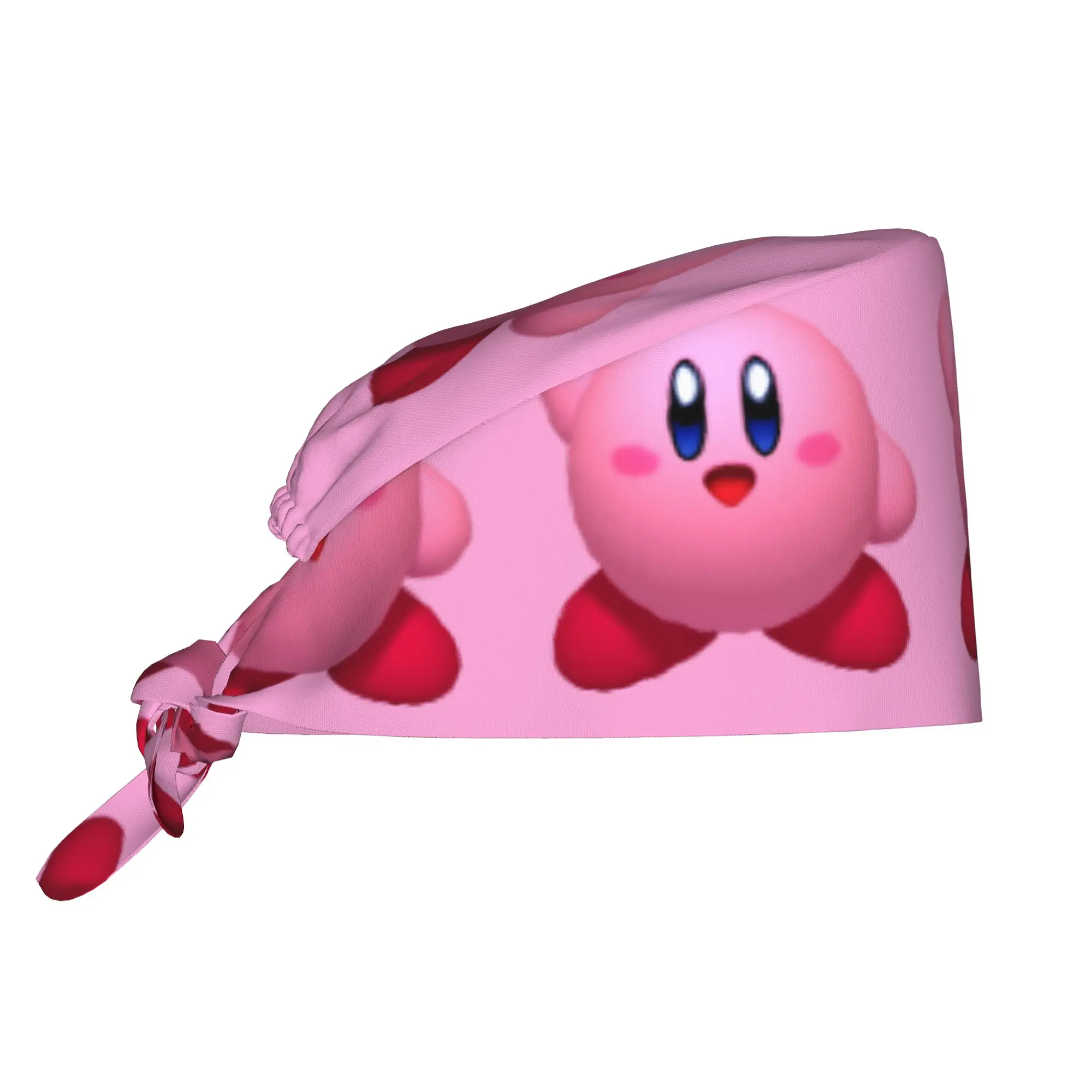 Фото Медицинские шапочки унисекс с дышащей тканью и принтом K-Kirby: классические игровые персонажи, звезды, для медработников №1