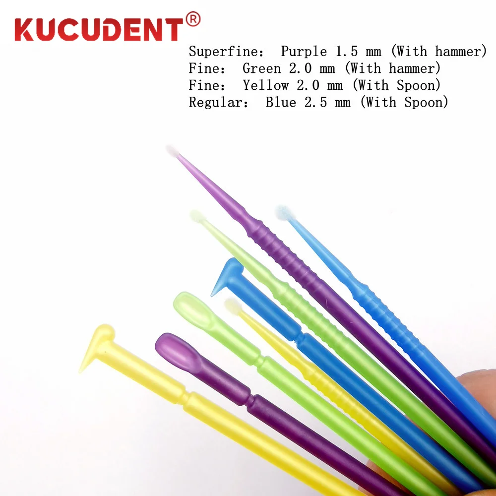 100 шт. стоматологический микроаппликатор насадки для микрокистей одноразовые