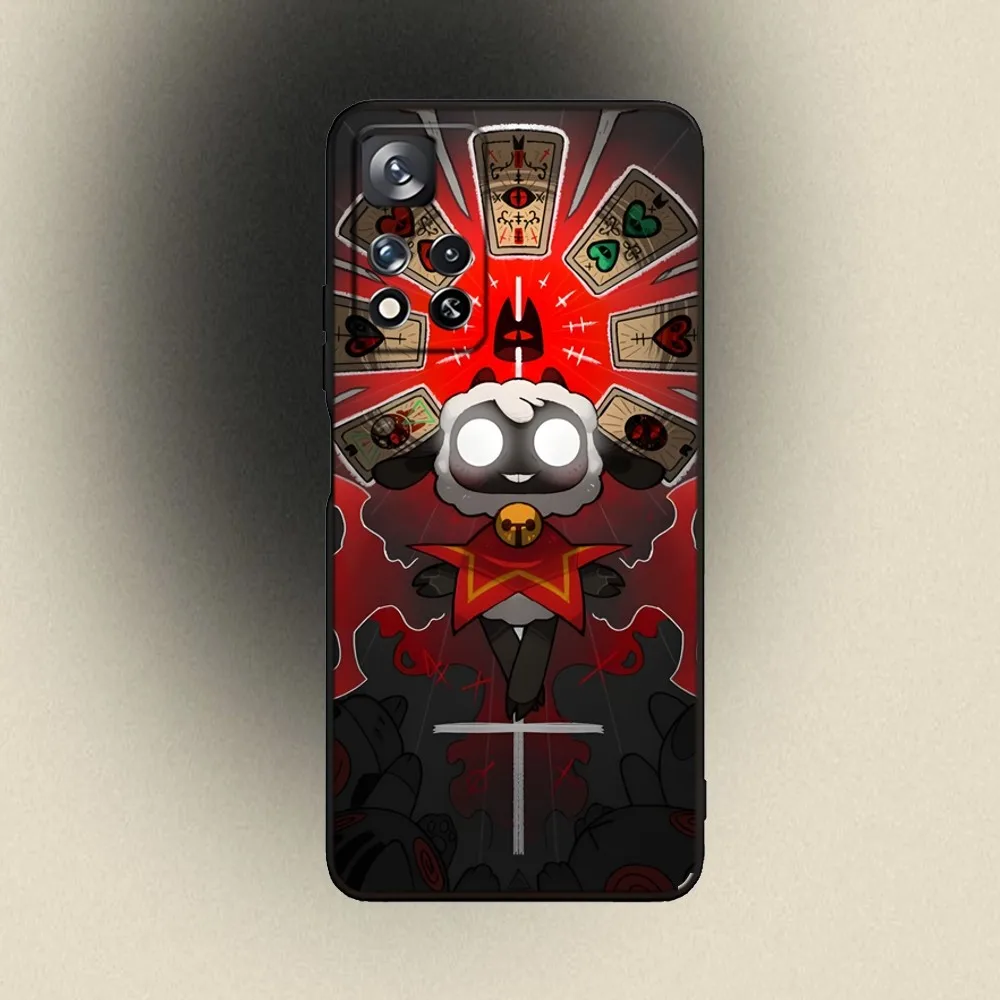 Чехол для телефона Game C-Cult Of The Lamb Samsung Galaxy A20 A21s A22 A31 A32 A52 A53 A72 73 A80 A91 мягкий черный