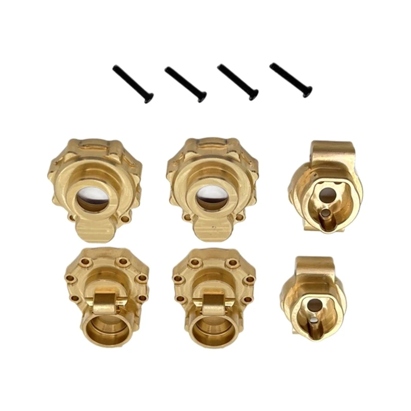 Обновление радиоуправляемого автомобиля латунная чашка заднего моста для TRAXXAS